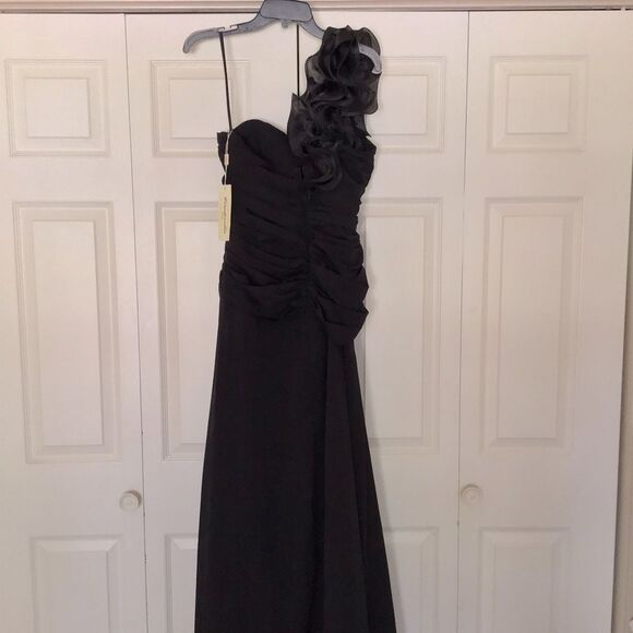 NWT Vintage CINDERELLA DESIGN ONE SHOULDER MOVIE STAR DRESS GOWN PROM - Picture 3 of 8